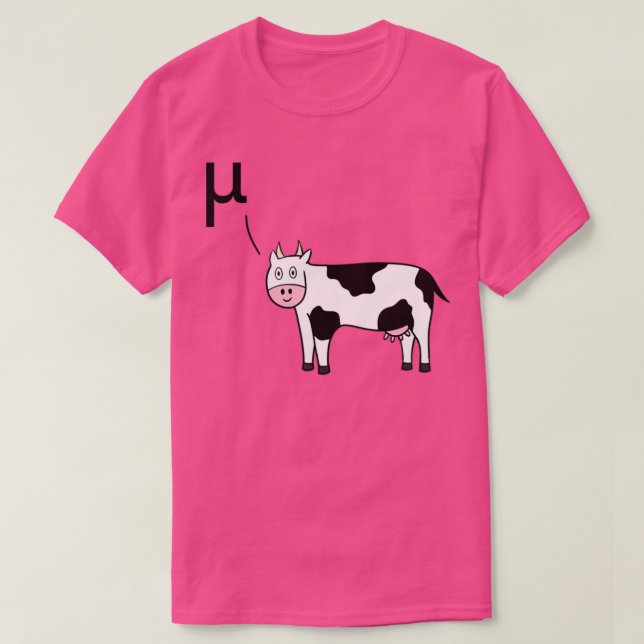 T-shirt Vache physique (Design devant)