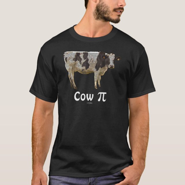 T-shirt Vache Pi Math (Devant)
