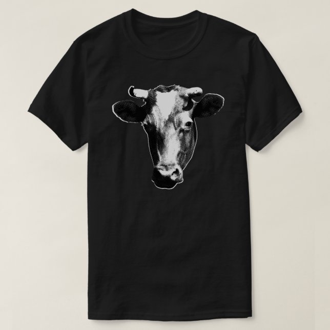 T-shirt Vache Pop Art (Design devant)