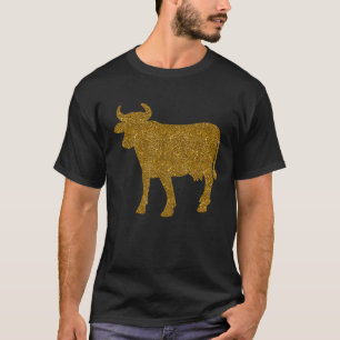 T-shirt Vache Pour Femmes Fille Heifer Agritourisme Béton