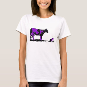 T-shirt Vache pourpre