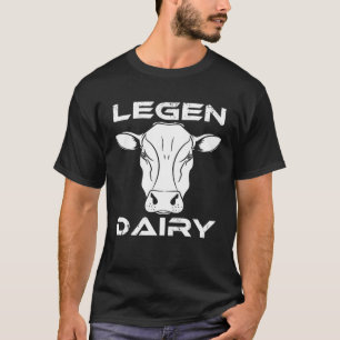 T-shirt Vache Pun Legen Ferme Laitière Animal