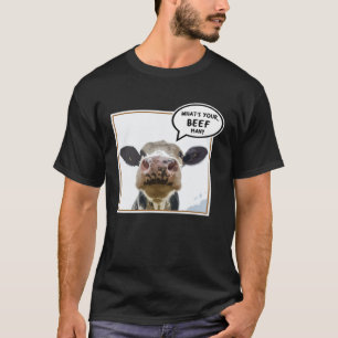 T-shirt Vache Quel est votre animal de boeuf
