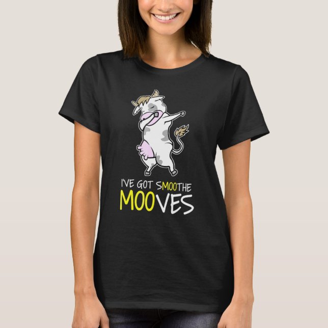 T-shirt Vache qui fait le dab (Devant)