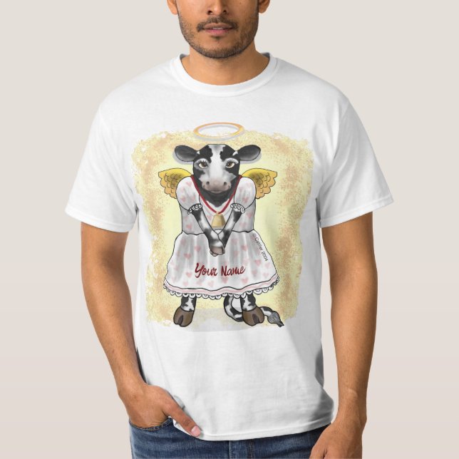 T-shirt Vache sacrée Ange   (Devant)