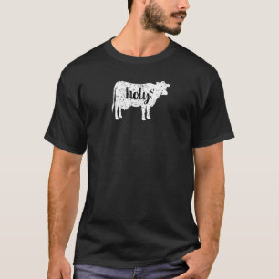 T-shirt Vache sacrée Humour animal Pun de vache