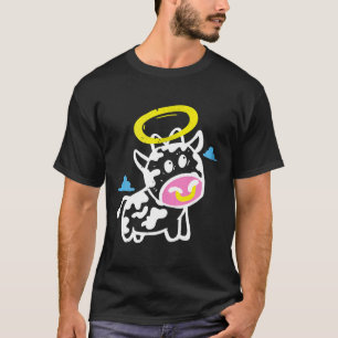 T-shirt Vache Sainte Mignonne Halo Vache