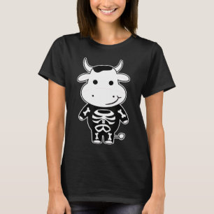 T-shirt Vache Squelette Xray Costume mignon animal facile 
