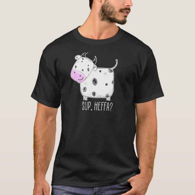T-shirt Vache Sup Heffa (Devant)