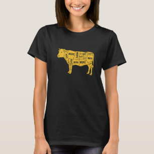 T-shirt Vache végétale anti-cruauté animale Droits des ani