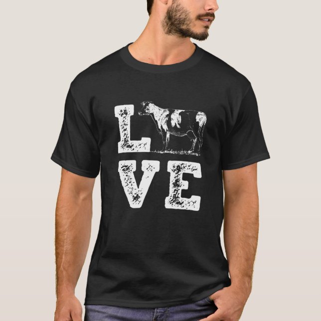 T-shirt Vache  Vêtements de vache Vache (Devant)
