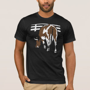T-shirt Vache Victorienne De Bois Coupée Sur T Chemise