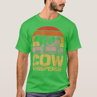 T-shirt Vache Whisperer Bovins Fermier Animaux de ferme