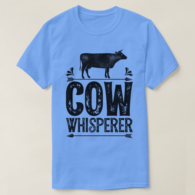 T-shirt Vache Whisperer Drôle Agriculture Cadeaux agricole (Design devant)