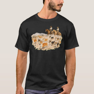 T-shirt Vacher Occidental Corgi Drôle de Chien de Berger O