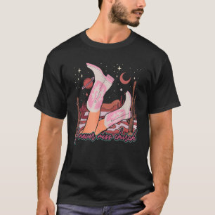 T-shirt Vachère Western Graphique Lyrique Je ne manque jam
