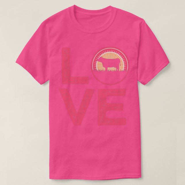 T-shirt Vaches Animaux de ferme Vache (Design devant)