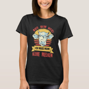T-shirt Vaches Bétail Animaux Fermiers Tracteur dit