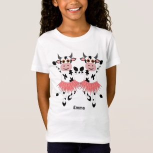 T-Shirt Vaches dansantes mignonnes et amusantes