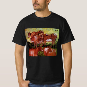 T-shirt Vaches (d'après Jordaens) par Vincent van Gogh