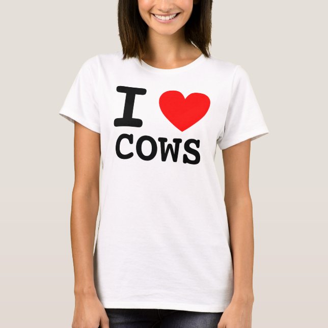 T-shirt Vaches du coeur (Devant)