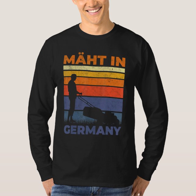 T-shirt Vaches En Allemagne Jardin Paysage Jardin Pelouse (Devant)