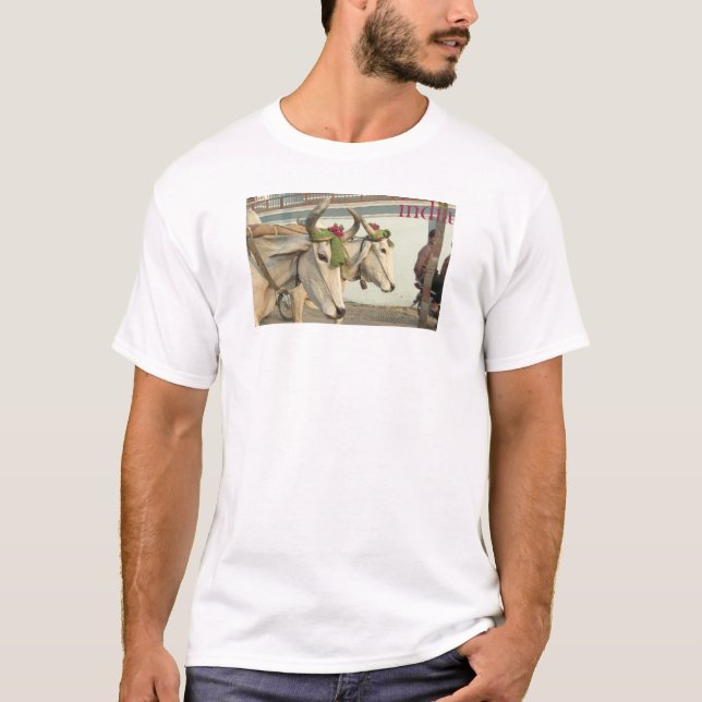 T-shirt Vaches en Inde (Devant)