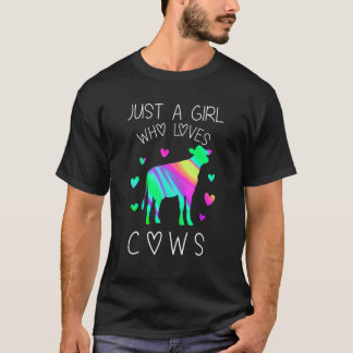 T-shirt Vaches Filles Vache Vache Pour Filles Vache