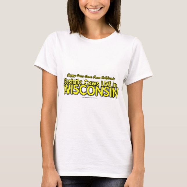 T-shirt Vaches heureuses (Devant)