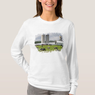 T-shirt Vaches laitières et ferme près du comté de Taylor