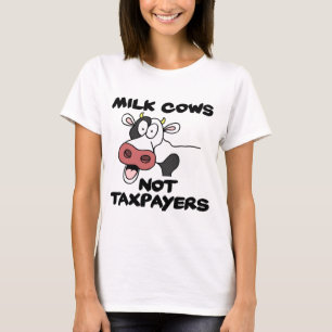 T-shirt Vaches laitières et non contribuables