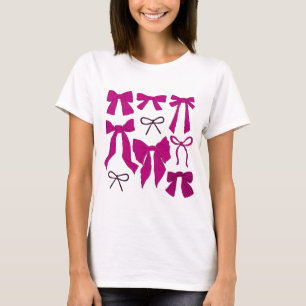 T-shirt Vaches lunaires magenta