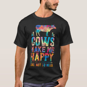 T-shirt Vaches Me Rendent Heureux Ferme De Vaches Agricult