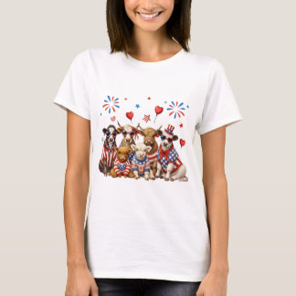 T-shirt Vaches patriotiques
