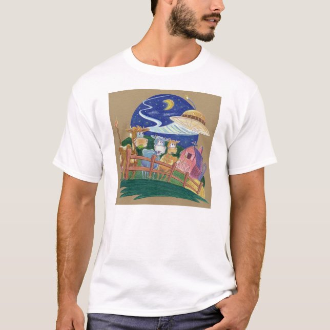 T-shirt Vaches planantes (Devant)