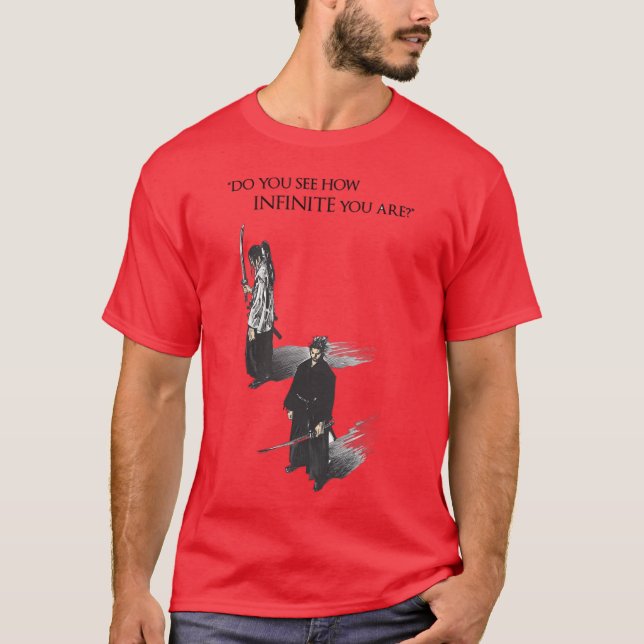T-shirt Vagabond Infinite Art drôle (Devant)