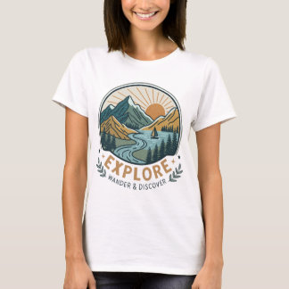 T-Shirt Vagabonder & Découvrir