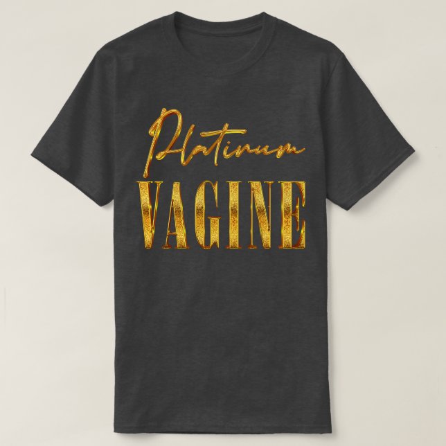 T-shirt Vagine Platine (Design devant)