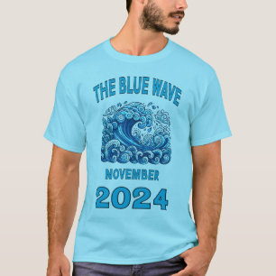 T-shirt Vague Bleue Novembre 2024