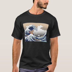 T-shirt Vague Capybara Surfing Rodent Animal