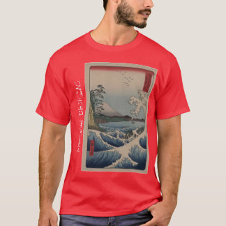 T-shirt Vague de Fuji de conceptions de Musashi