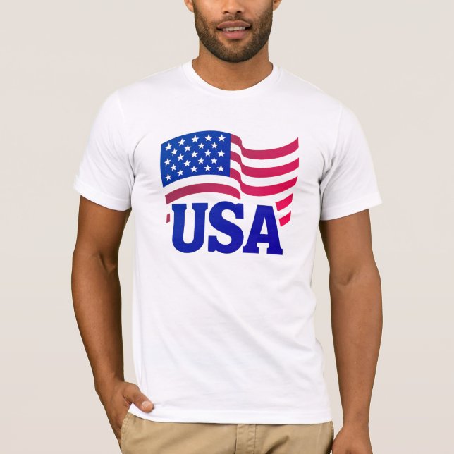 T-shirt Vague d'unité américaine (Devant)