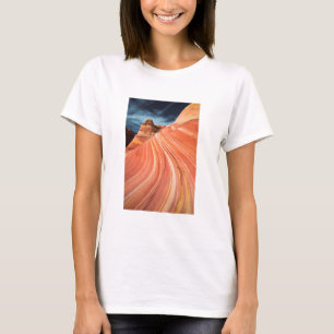 T-shirt vague, falaises vermillon, Arizona