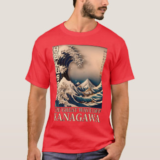 T-shirt Vague géante de Kanagawa de Hokusai comme cadeau
