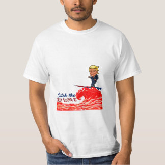 T-shirt Vague rouge de Donald Trump
