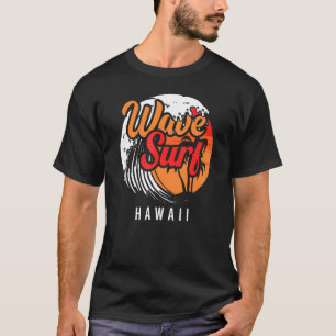 T-shirt Vague Surf Hawaii Ocean Island Vacation Beach Trav