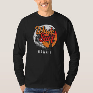 T-shirt Vague Surf Hawaii Ocean Island Vacation Beach Trav