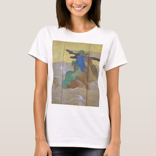 T-shirt Vagues à Matsushima (gauche), Tawaraya Sotatsu (Devant)