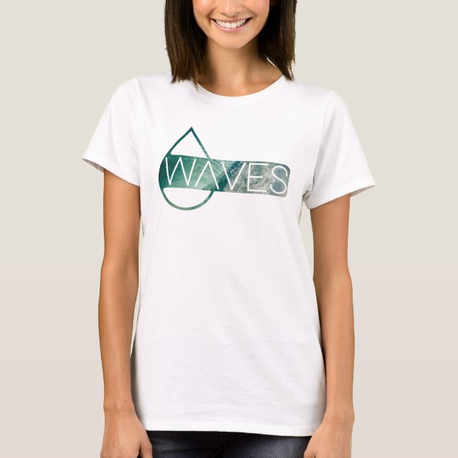 T-shirt Vagues Bella Canvas Débardeur de Muscle Fleurs (Devant)