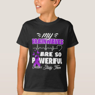 T-shirt Vagues cérébrales de sensibilisation à l'épilepsie